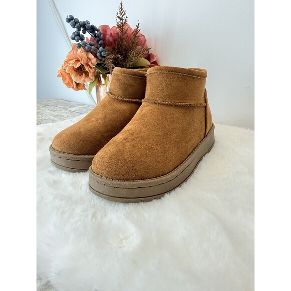 Sonoma Shoes - Sonoma Goods For Life Girl's Kazz Ankle Boots JL3 Cognac Size US:12